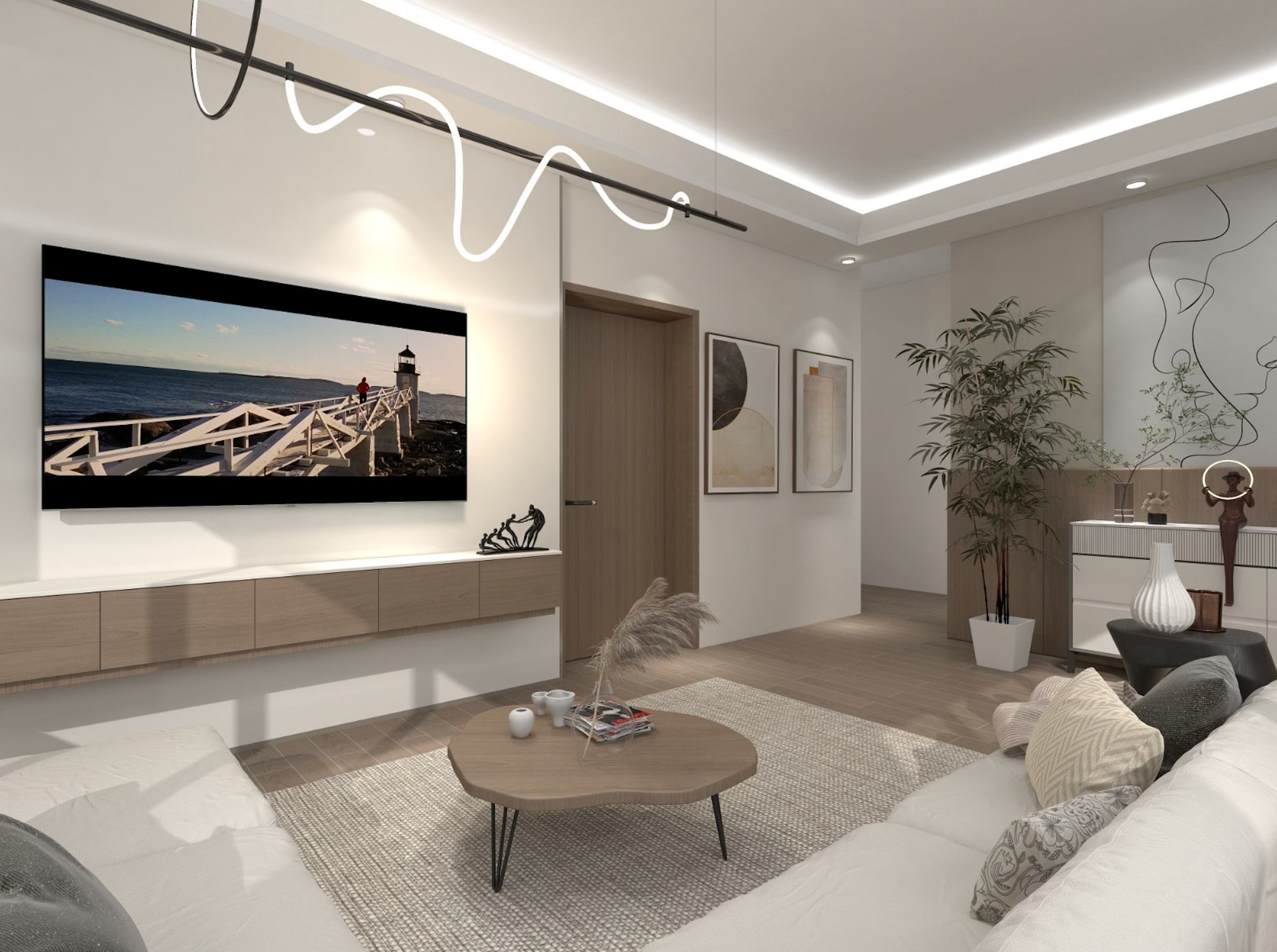 Penthouse Suite Living Room